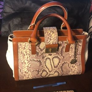 RARE Brahmin Anabelle Python purse-ONLY